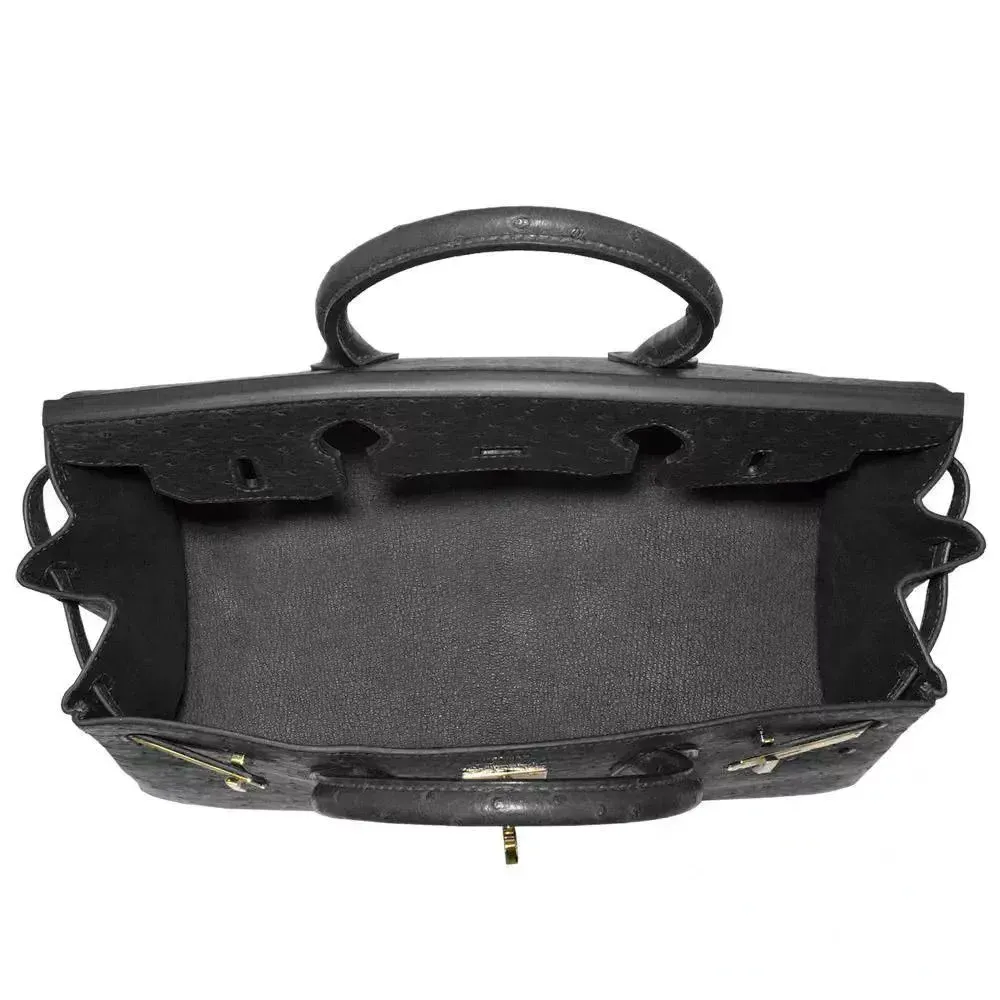 【HERMES】エルメス バーキン 30cm オーストリッチ ゴールド金具