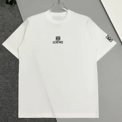 LOEWE『S-4XL』2色選べる 好感度UP 絶対欲しい 柔らかい 目立つ シンプルさ 通気性 刺繍 半袖 Tシ