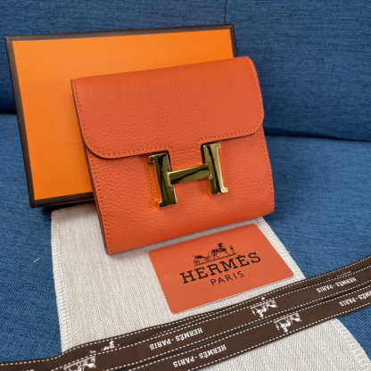 Hermes・レザー コンチネンタルウォレット 財布 折財布