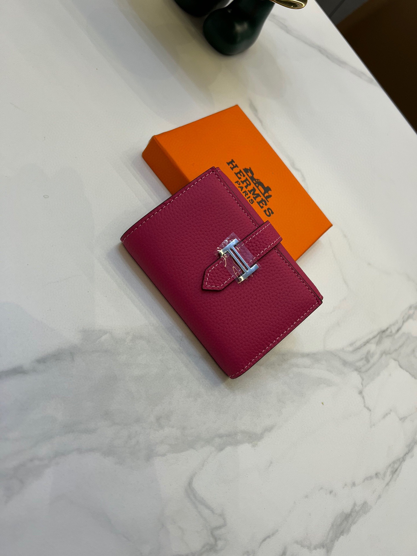 HERMES 超入手困難 ベアンコンビネ 3つ折り財布