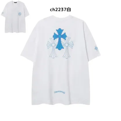 【2026新登場】クロムハーツChrome Hearts プリント刺繍Tシャツ特集 夏服 人気 男女兼用　綿100%