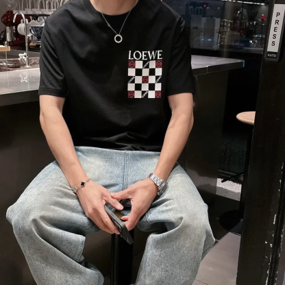 LOEWE『S-4XL』注文殺到中 シンプル 着せやすい カジュアル 半袖 Tシャツ