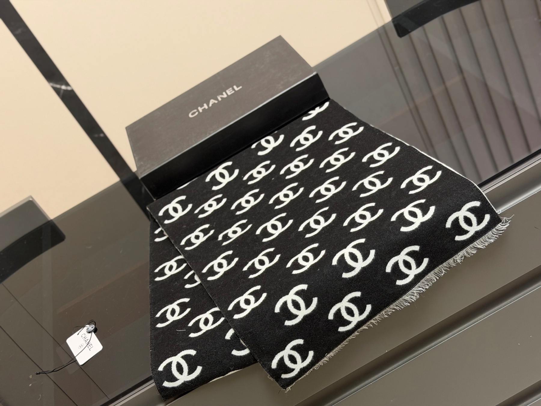 CHANEL  シャネル ウールとカシミヤ素材