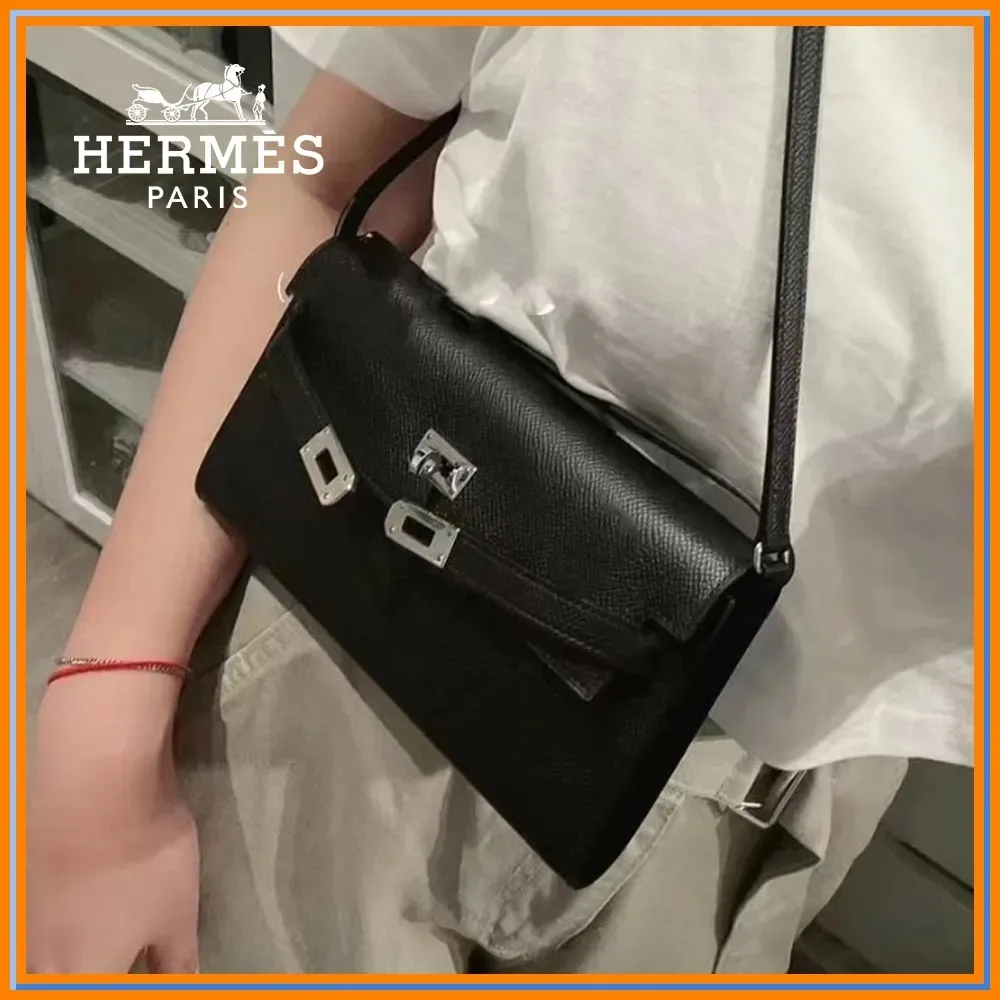 【上品シンプル】HERMES ケリー トゥ ゴー バッグ