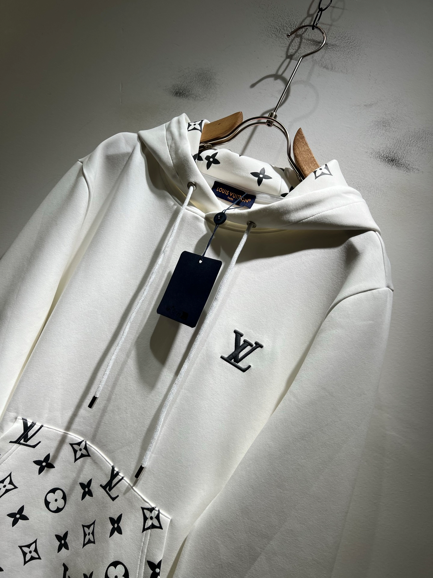 LOUIS VUITTON ロゴプリント ユニセックス パーカー