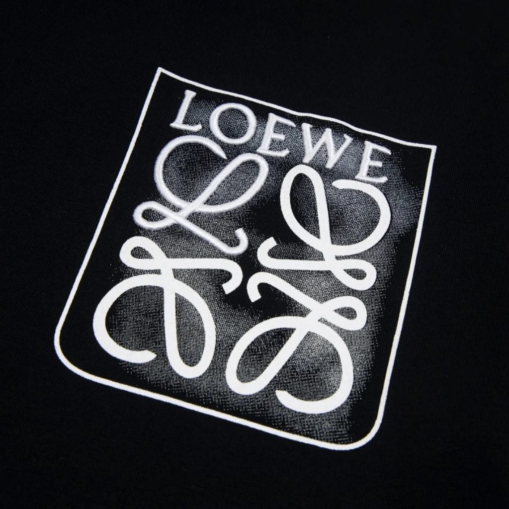 LOEWE『XS-L』話題沸騰中 安定感抜群 新品 キレカジ 刺繍 無地 2色 ゆったり Ｔシャツ
