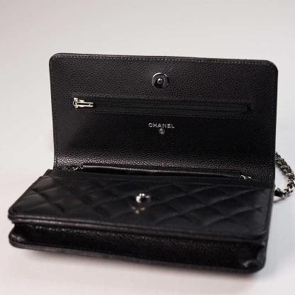 【CHANEL】 チェーンウォレット マトラッセ chain wallet