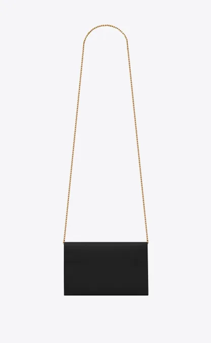 UPTOWNグレインエンボスレザーチェーンウォレット