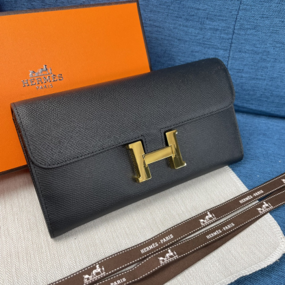 Hermes・レザー コンチネンタルウォレット 財布 折財布