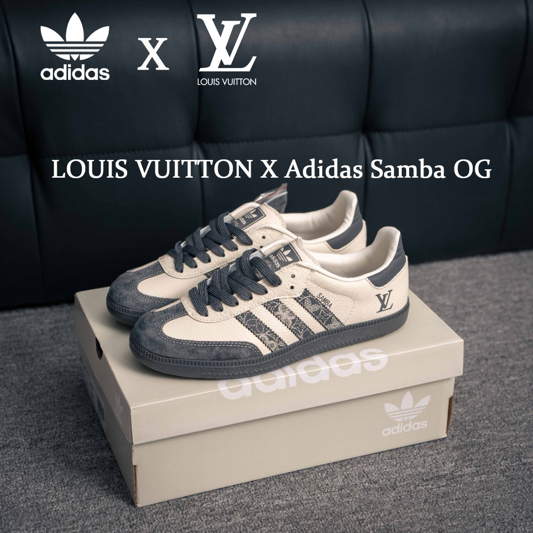 【本当の限定連名です!】LOUIS VUITTON X Adidas Samba OG 🔥25SS