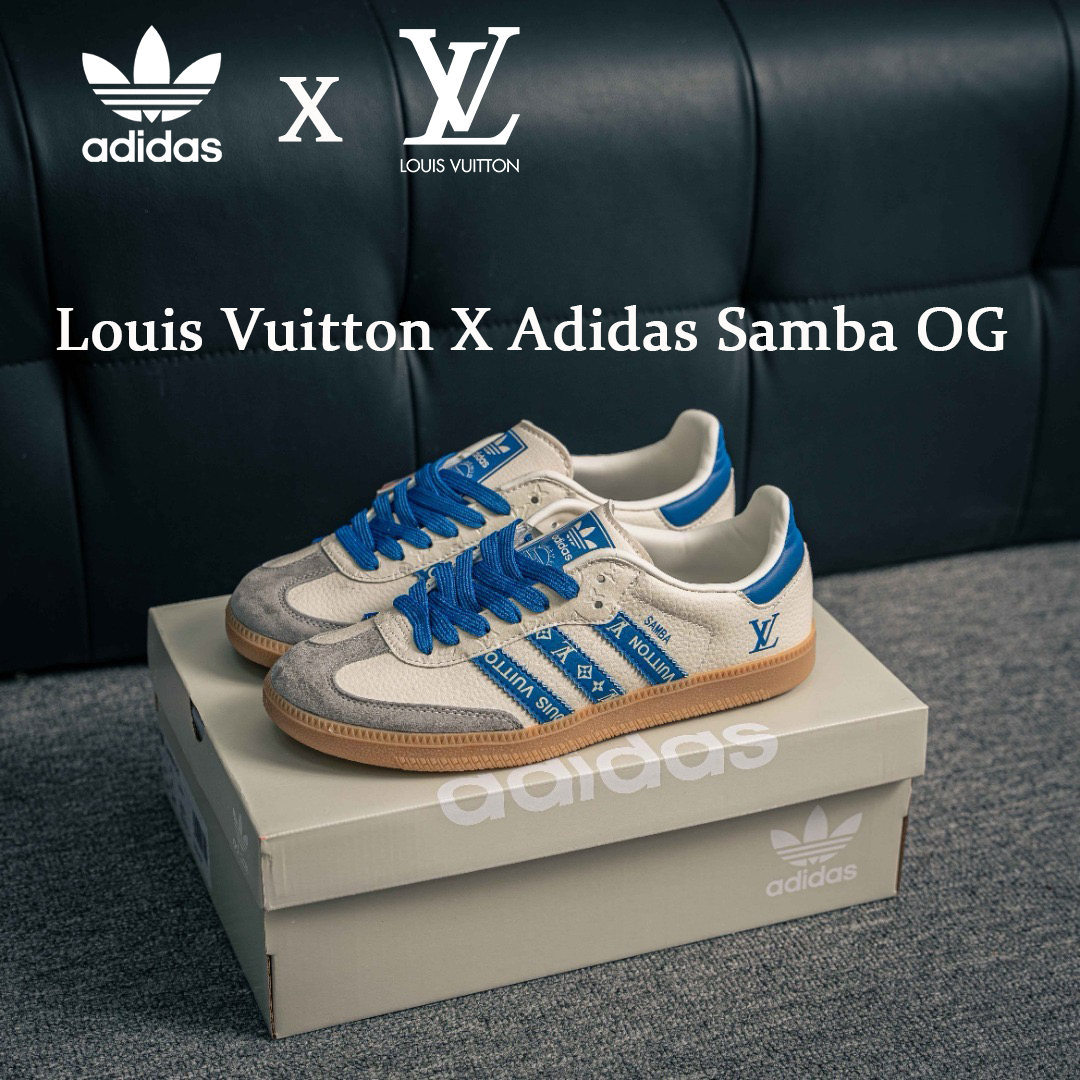 【本当の限定連名です!】LOUIS VUITTON X Adidas Samba OG 🔥25SS