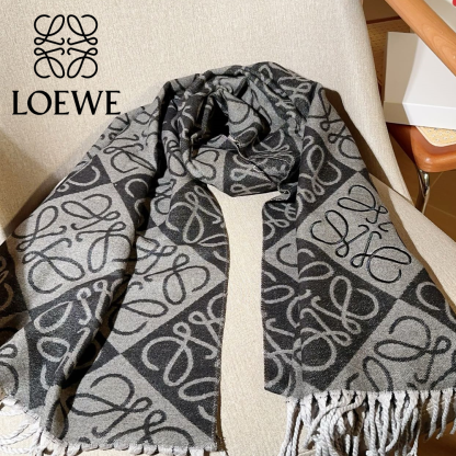 【LOEWE】ロエベ スカーフ ウール&カシミヤ