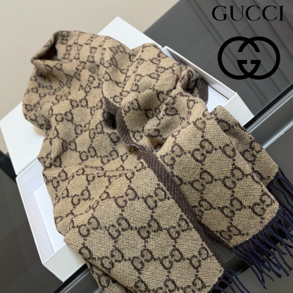 GUCCI 国内発送sale お勧め マフラー ウール アルパカ 男女兼用