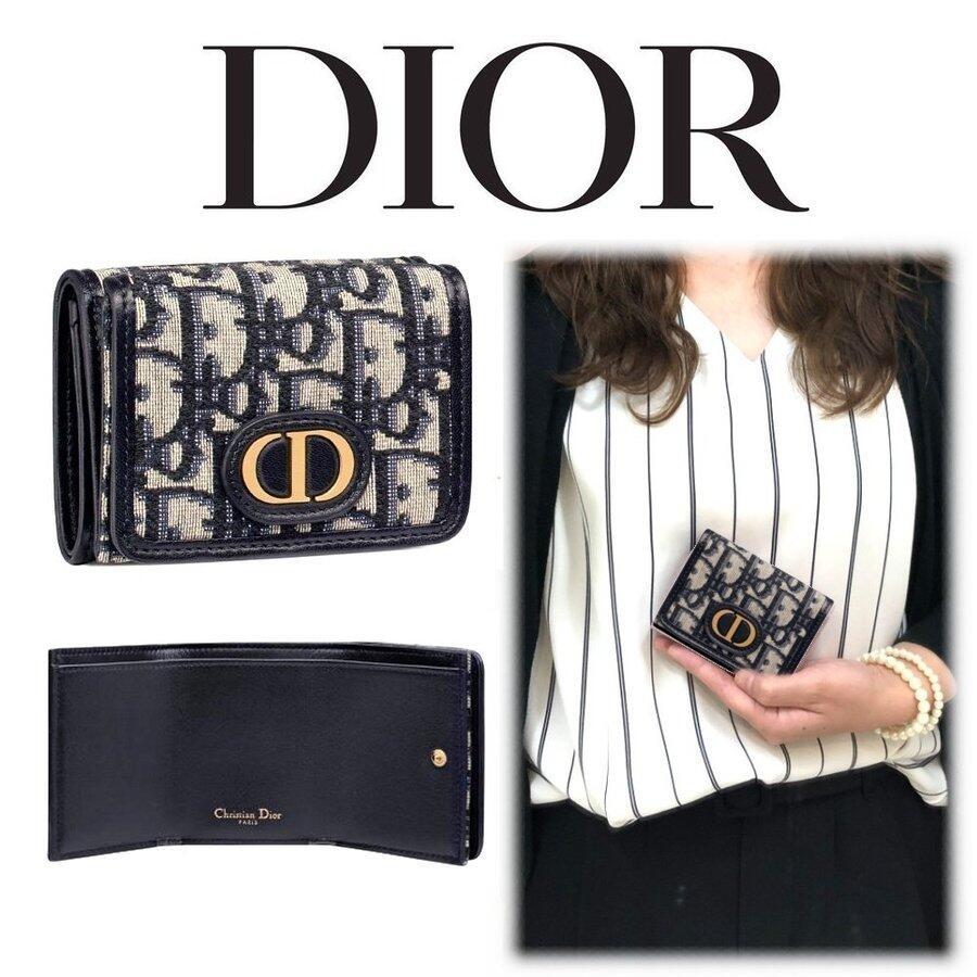 ミニ財布☆【DIOR】 30 MONTAIGNE コンパクト ウォレット