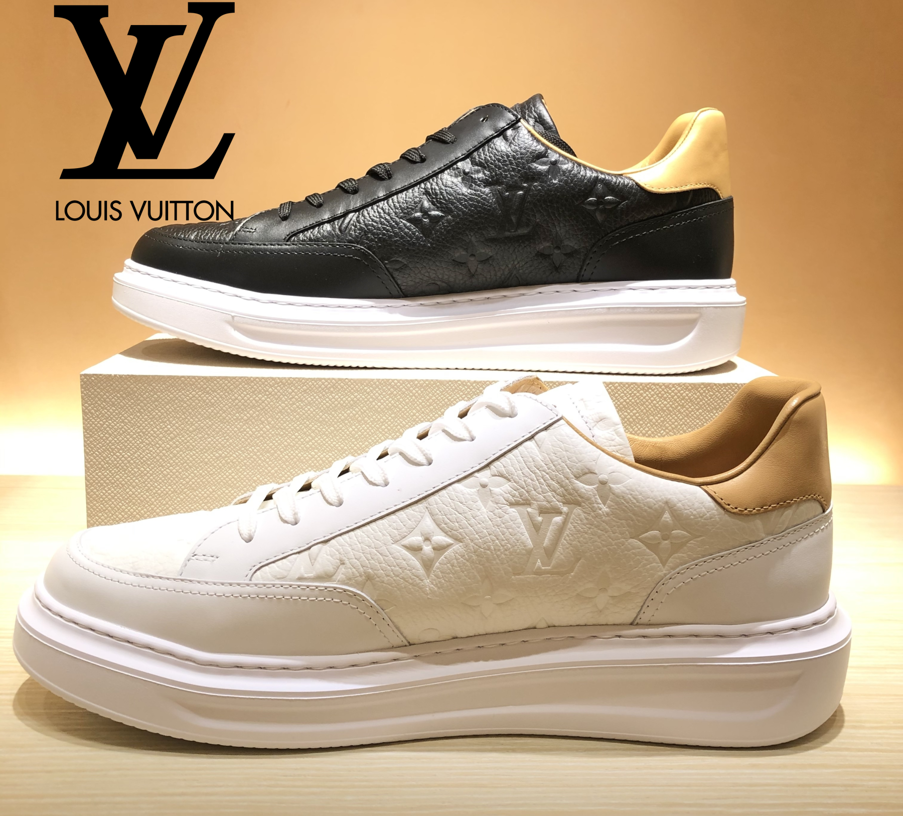 ルイヴィトン★ビバリーヒルズ ラインスニーカー★2色・関税込み