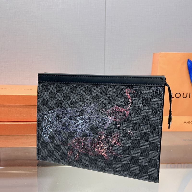 Louis Vuitton ☆ ルイヴィトン 最新なクラシック ショルダーバッグ 手提げ袋 肩掛けクラッチバッグウォッシュバッグ