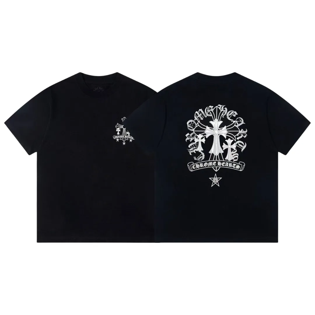Chrome Heart クロムハーツ Tシャツ 黒 綿100% zH0121