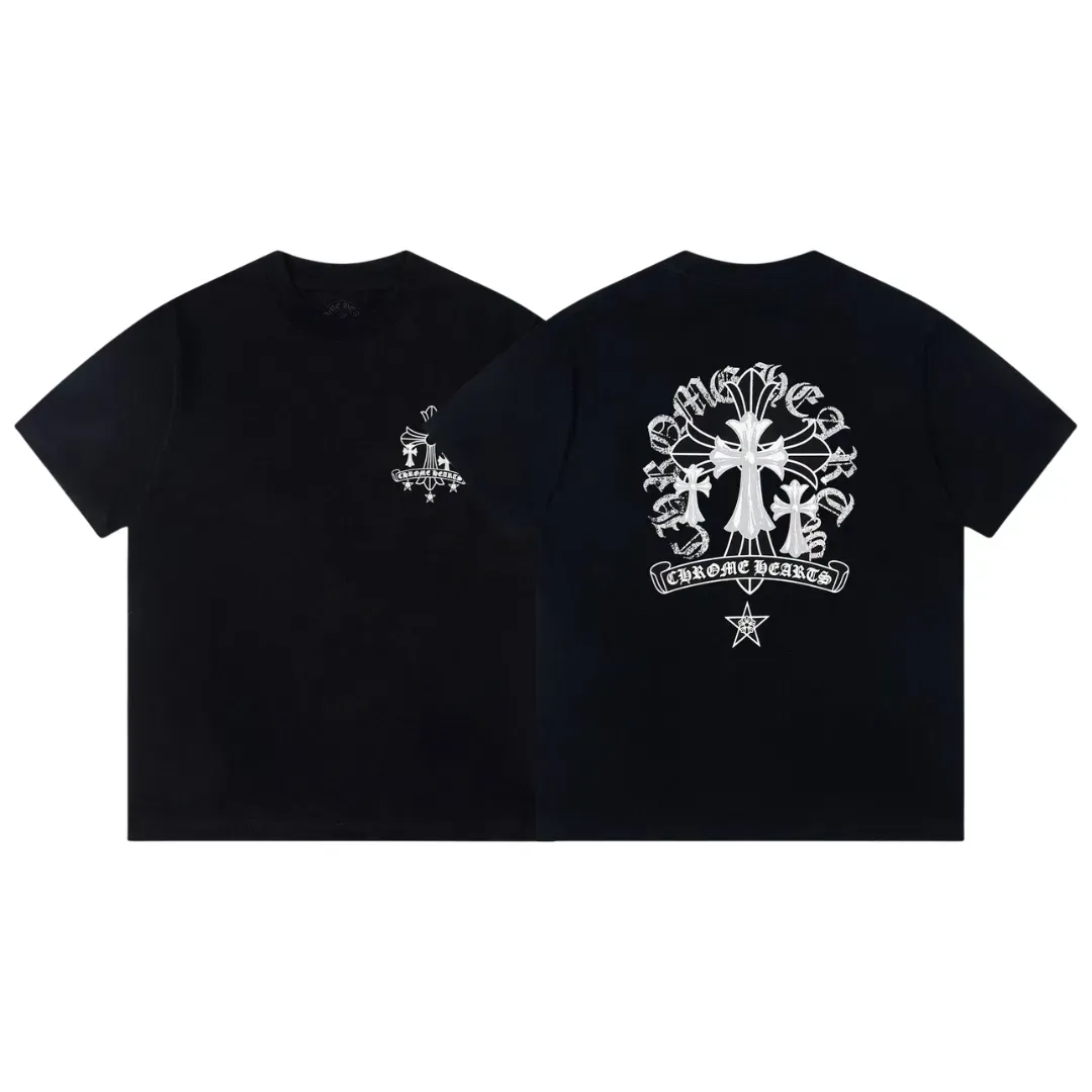 Chrome Heart クロムハーツ Tシャツ 黒 綿100% zH0121