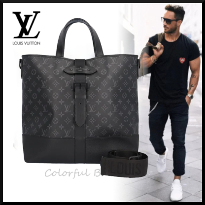 LOUIS VUITTON ルイヴィトン モノグラムエクリプス ショルダーバッグ モノグラムエクリプス ブラック メンズ 中古