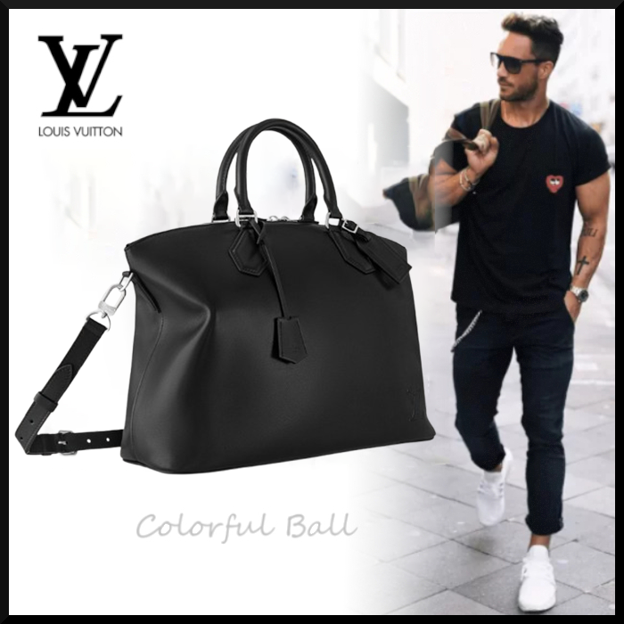 Louis Vuitton バッグ《Lock It MM》黒 ミレジムレザー 直営店