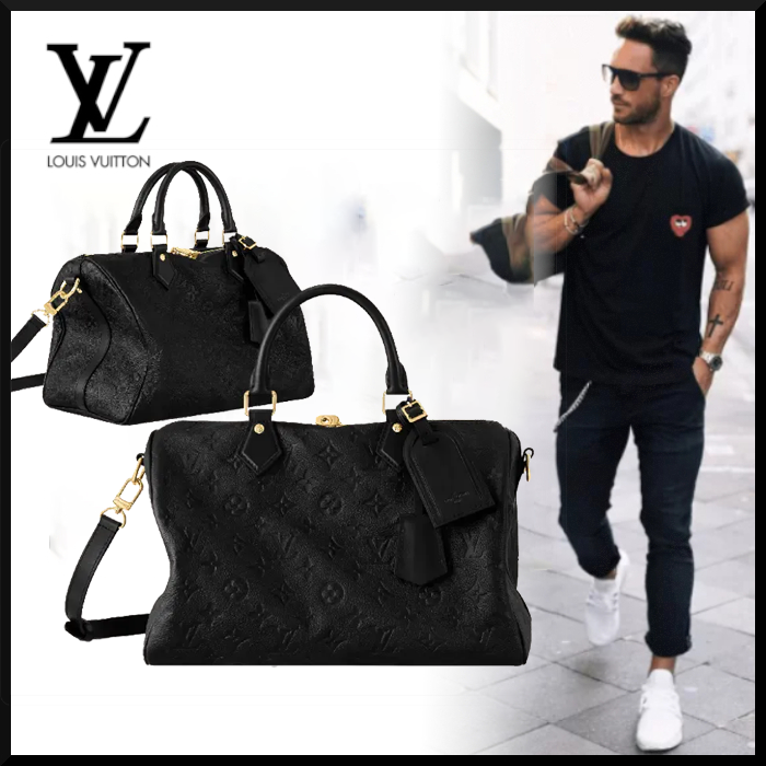 24SS◆Louis Vuitton◆Speedy Soft 30 ボストンバッグ ブラック M47186