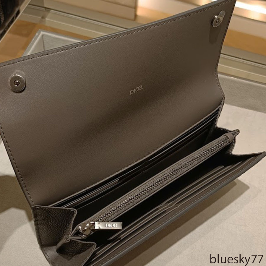 すぐ届く！DIOR（ディオール）ロング フラップウォレット 長財布