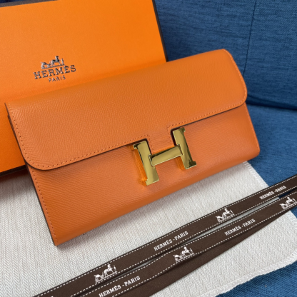 Hermes・レザー コンチネンタルウォレット 財布 折財布