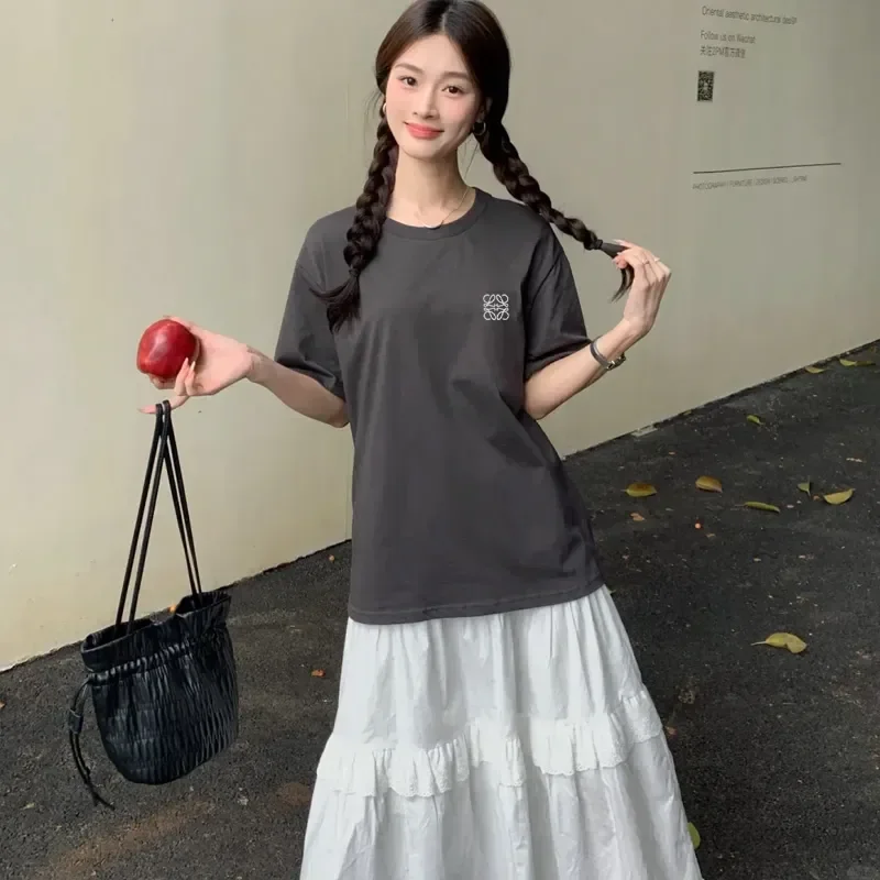 LOEWE『S-3XL』夏必須 型崩れ防止 肌触り最高 リゾートテイスト 大人カジュアル Tシャツ