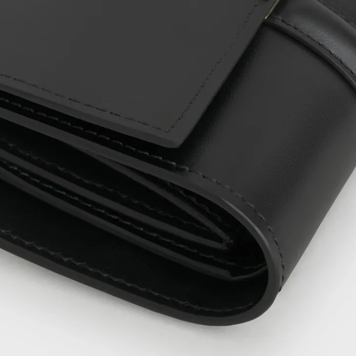 スモール トリフォールドウォレット 16（セーズ） / シャイニーカーフスキン ブラック