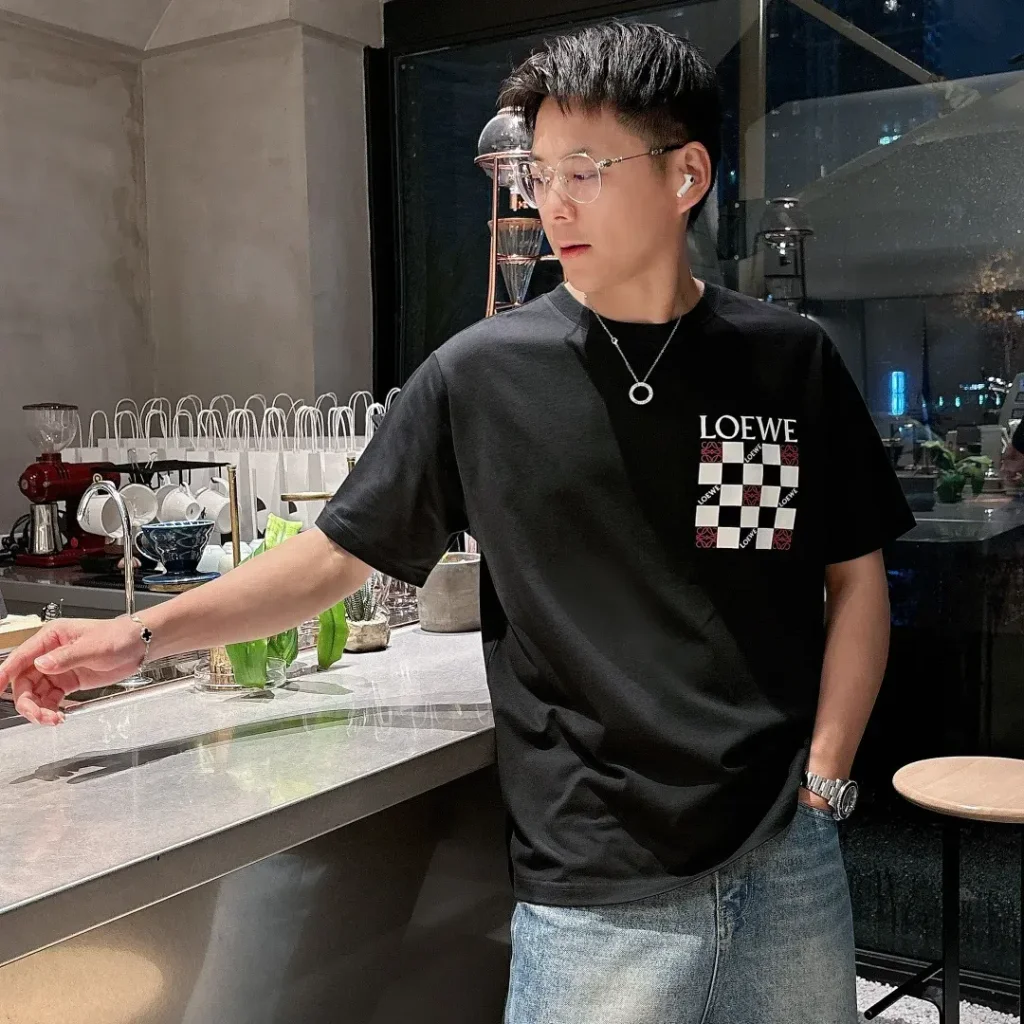 LOEWE『S-4XL』注文殺到中 シンプル 着せやすい カジュアル 半袖 Tシャツ