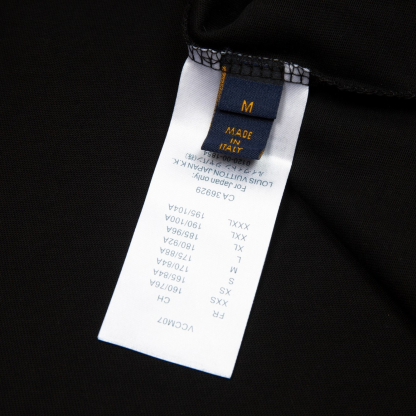 ルイ・ヴィトン オールドカーロゴ 半袖Tシャツ ブラック