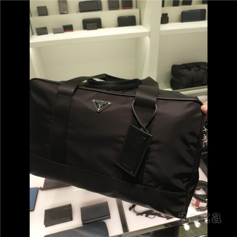 セール★PRADA★2VC033★ブラック　ベルト付　ボストンバッグ