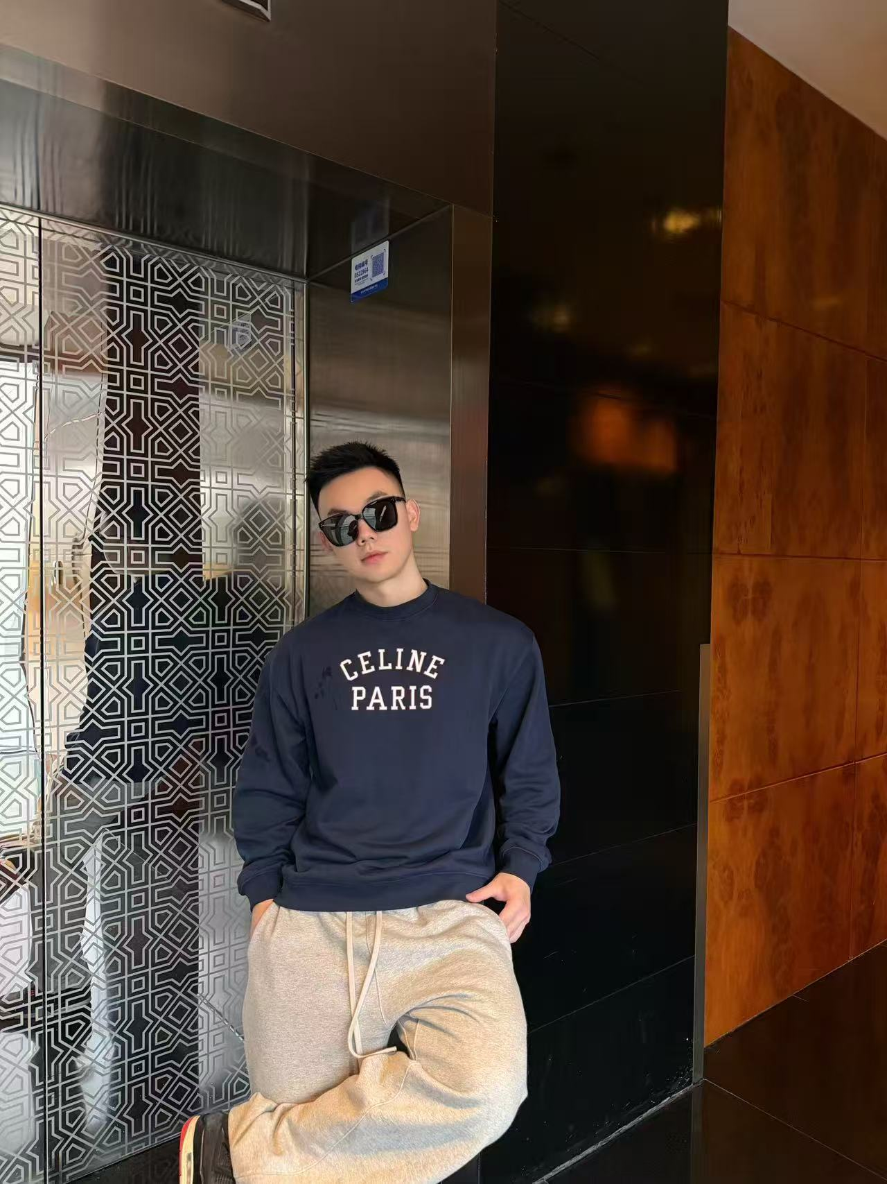 26SS CELINE カシミア クルーネック スウェット