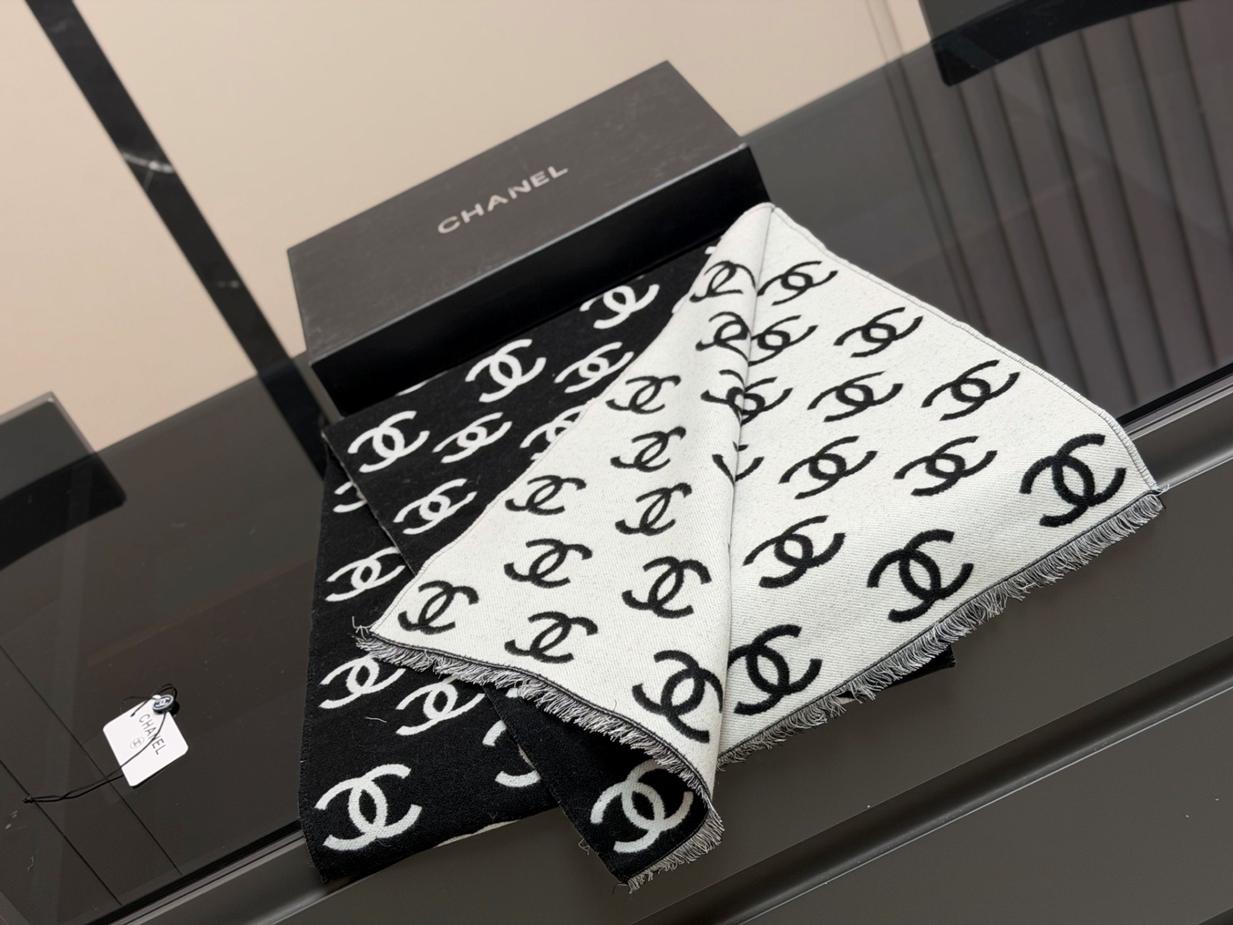 CHANEL シャネル ウールとカシミヤ素材