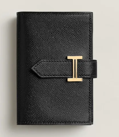 Hermes☆べアン ミニ 財布 Epson ブラック_パリ発