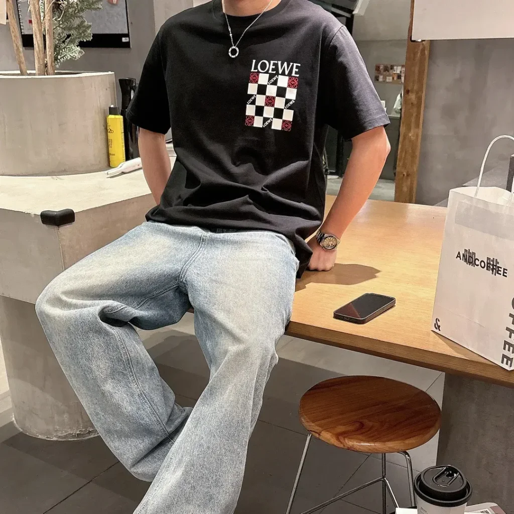 LOEWE『S-4XL』注文殺到中 シンプル 着せやすい カジュアル 半袖 Tシャツ