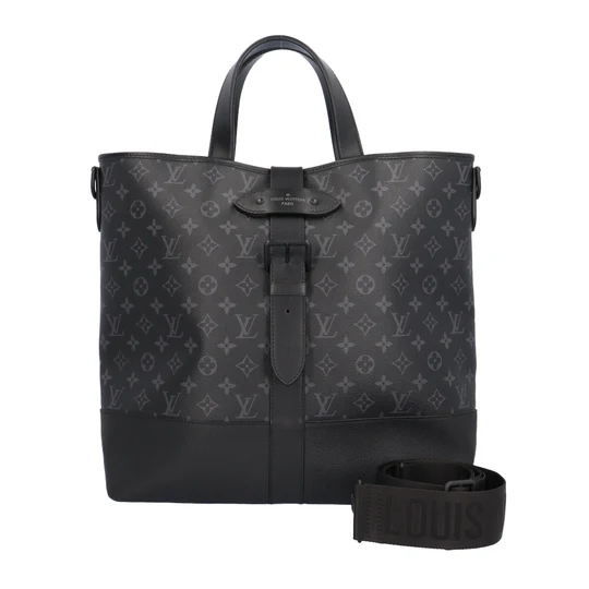LOUIS VUITTON ルイヴィトン モノグラムエクリプス ショルダーバッグ モノグラムエクリプス ブラック メンズ 中古