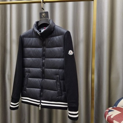 【 MONCLER 】ダウンパディング入り カーディガン