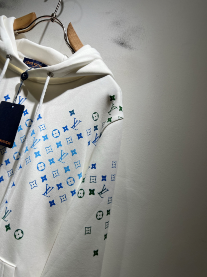 LOUIS VUITTON バックロゴ ユニセックス ロングスリーブ フーディー