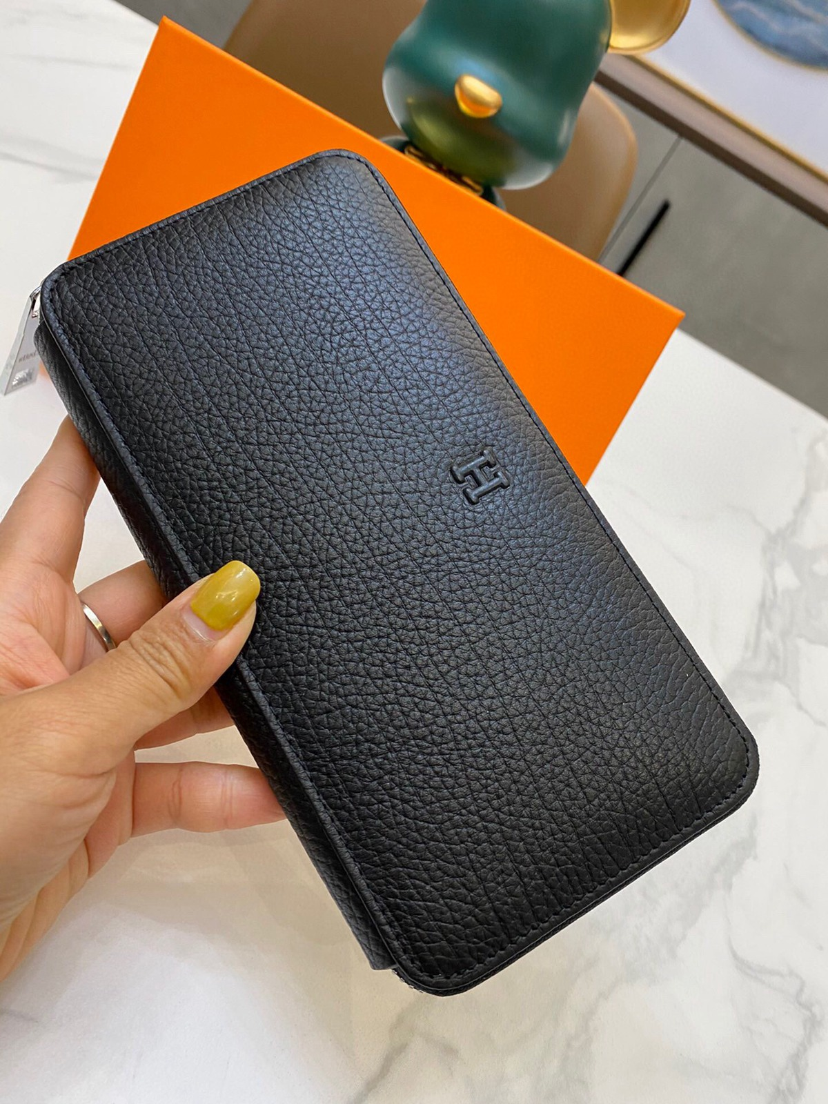 Hermes・レザー コンチネンタルウォレット 財布 折財布