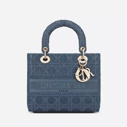 【Dior】“LADY D-LITE” “カナージュ” ミディアムバッグ 5色