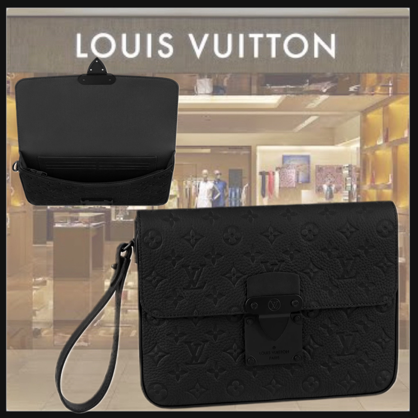 Louis Vuitton ルイヴィトン SロックA4ポーチクラッチ