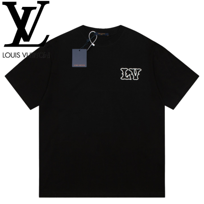 ルイ・ヴィトン オールドカーロゴ 半袖Tシャツ ブラック