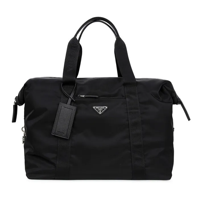 ♦PRADA♦Re-Nylonサフィアーノレザー ダッフルバッグ