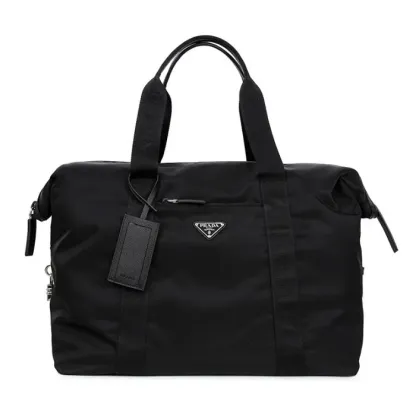 ♦PRADA♦Re-Nylonサフィアーノレザー ダッフルバッグ