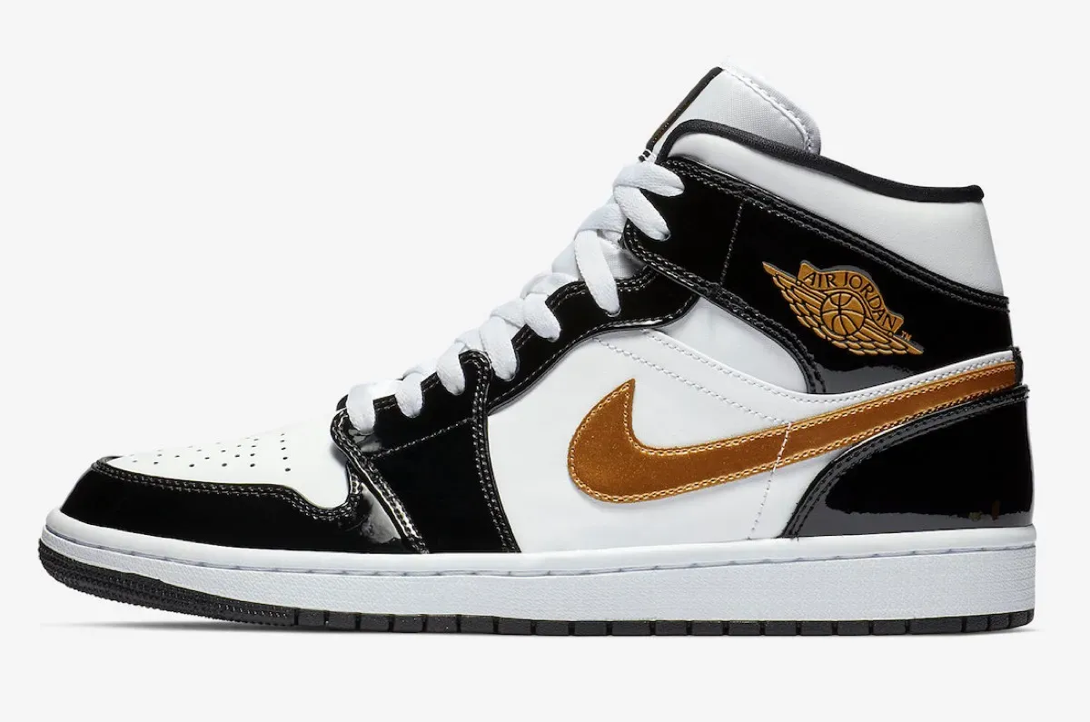 Nike Air Jordan 1 Mid SE “Black/Metallic Gold”が国内11月8日に発売予定 ［852542-007］