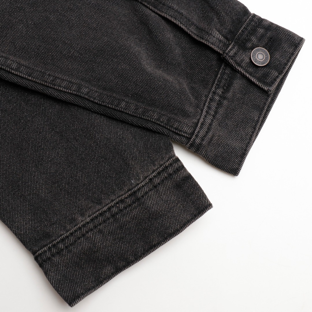 CELINE パッチワーク フード付き デニム スウェットシャツ ジャケット