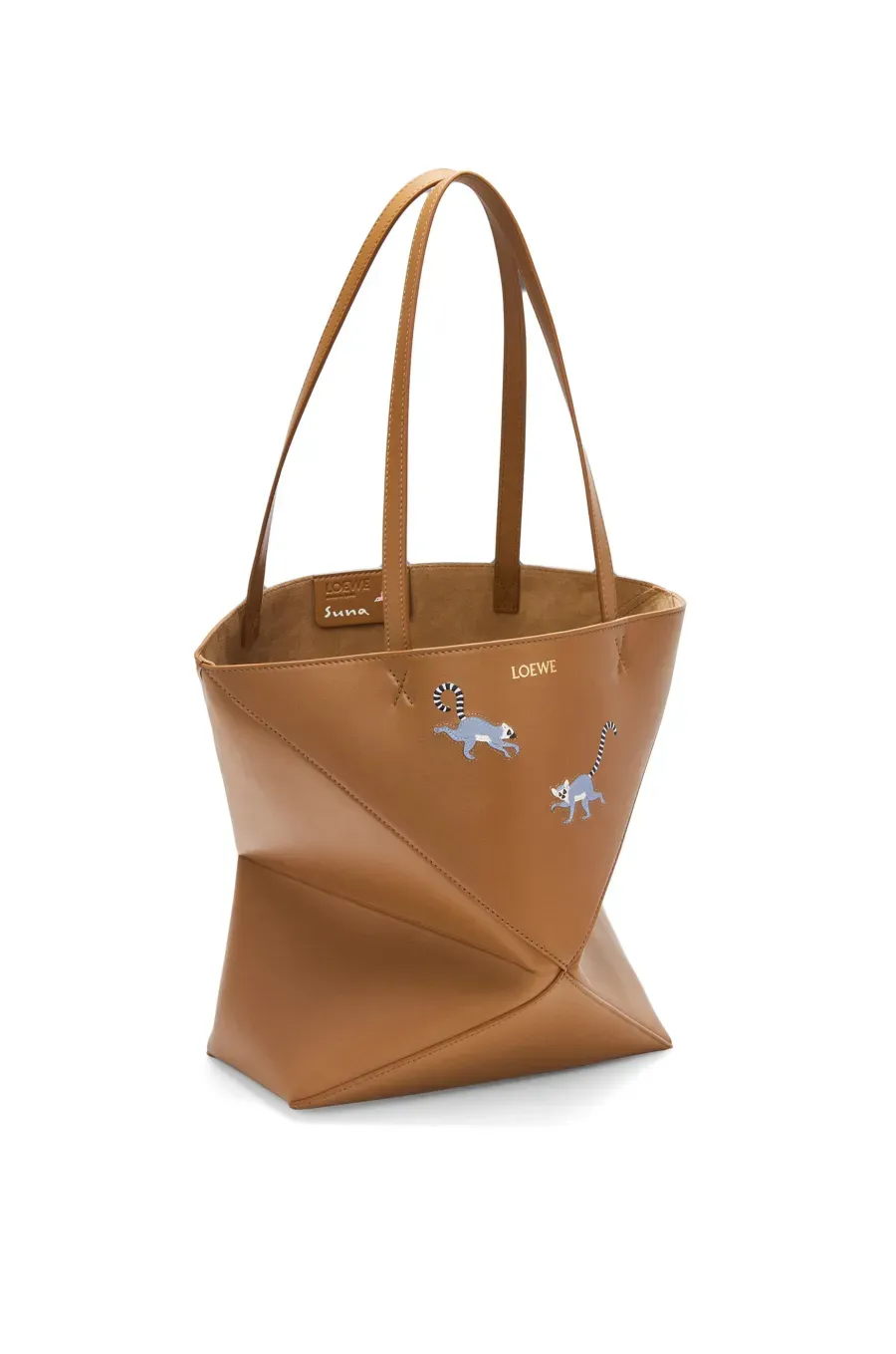 ワオキツネザル パズルフォルド トート（シャイニーカーフ）