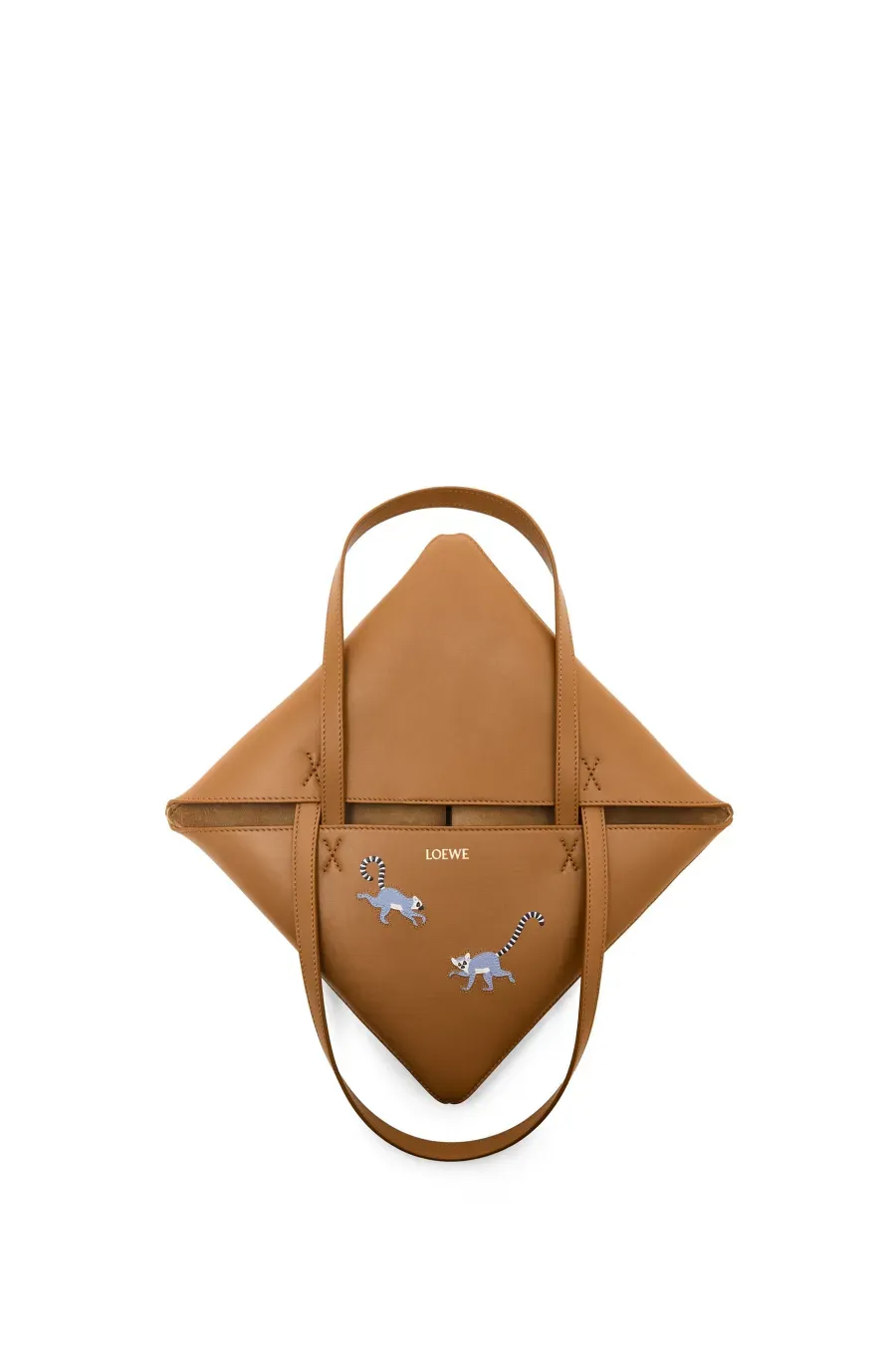 ワオキツネザル パズルフォルド トート（シャイニーカーフ）