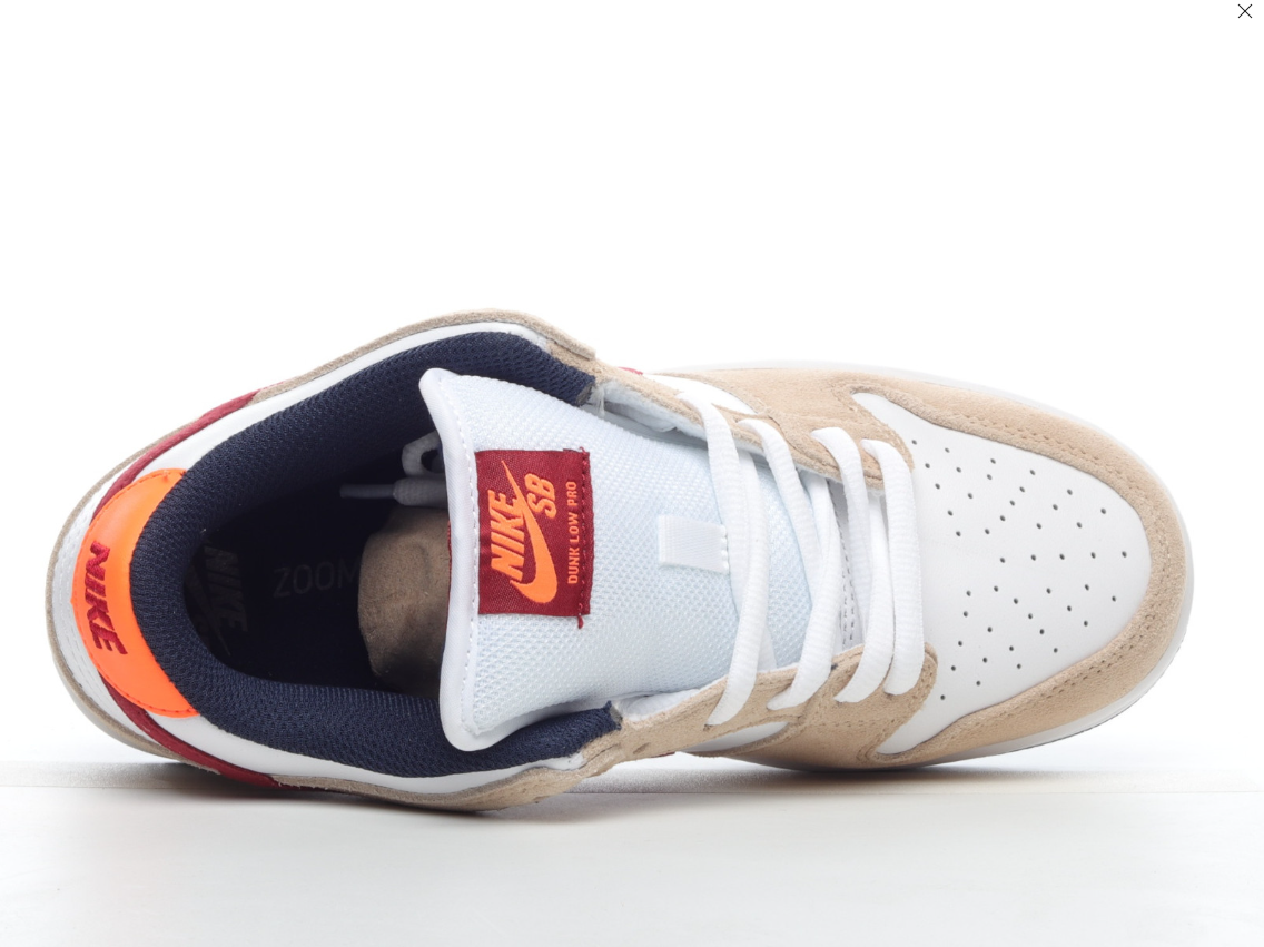 【新商品発売】Nike SB Dunk LowRed Brown Blue Shoes BQ6817-101【本物保証】【代金引換】